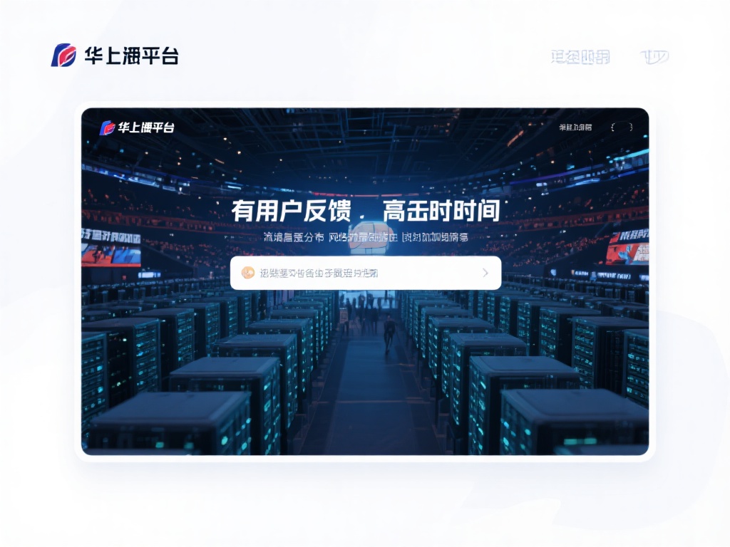 以华体会平台为例，有用户反馈在高峰时段访问时会出现